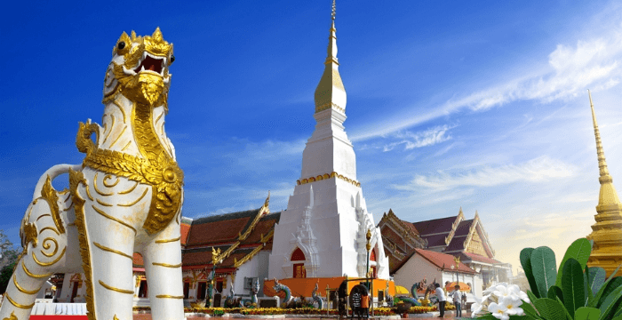 Sakon Nakhon Isaan Thailand Temple