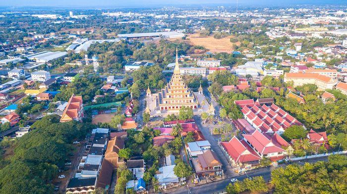 Phra That Kaen Nakhon Temple in Khon Kaen Thailand